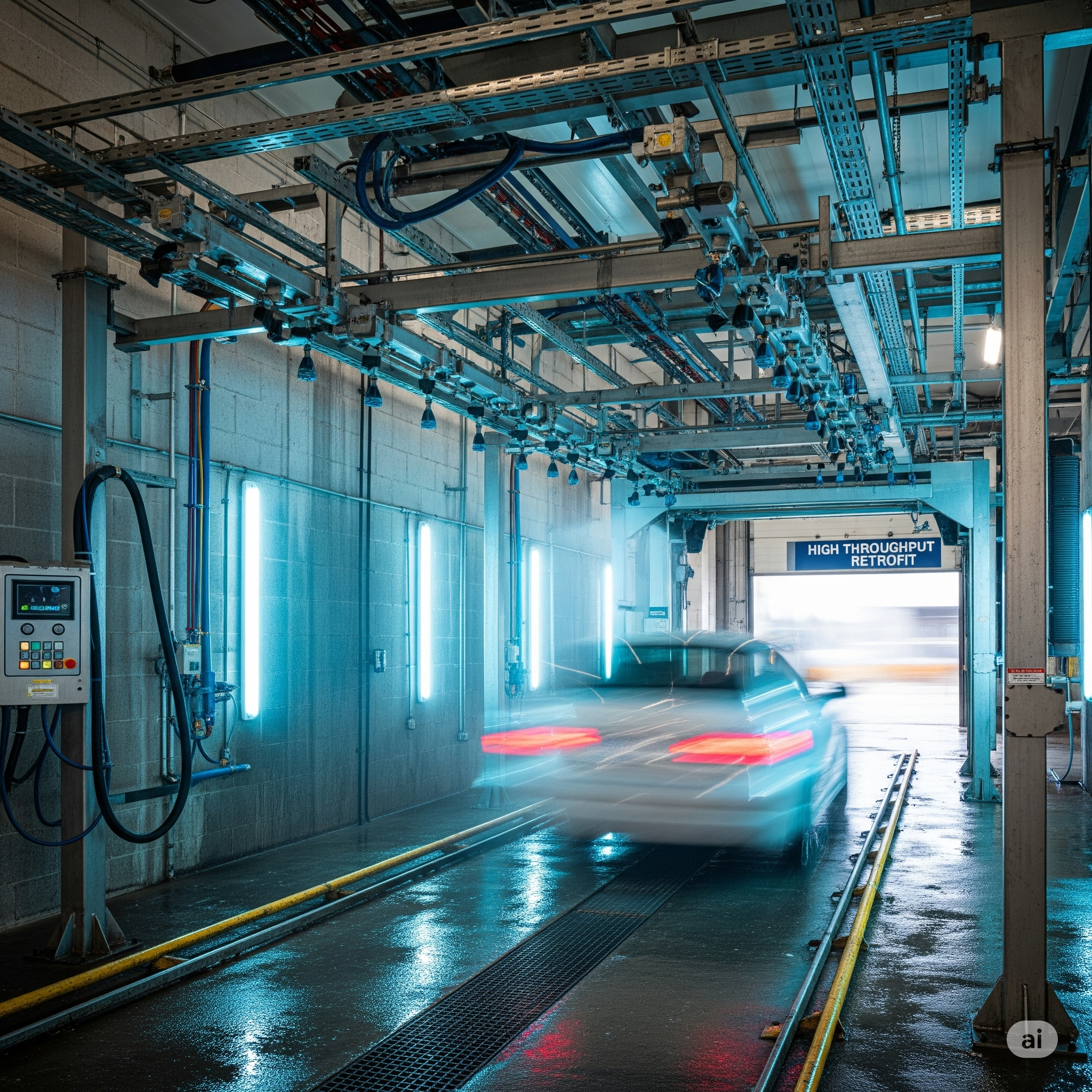 High-Throughput Wash Bay Retrofit